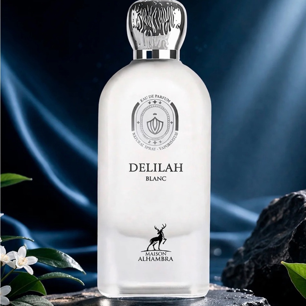 Delilah Blanc Eau de Parfum by Maison Alhambra - White Bottle 100 ml 3.4 Fl oz